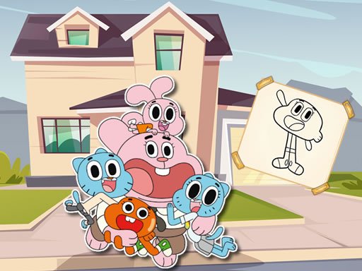 World Of Gumball Coloring