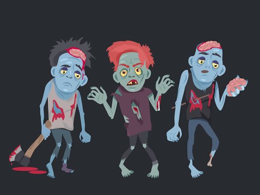 Zombies und Skelette Färbung