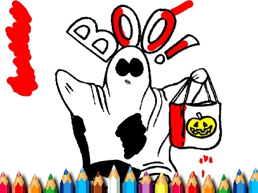 Scary Halloween Coloring
