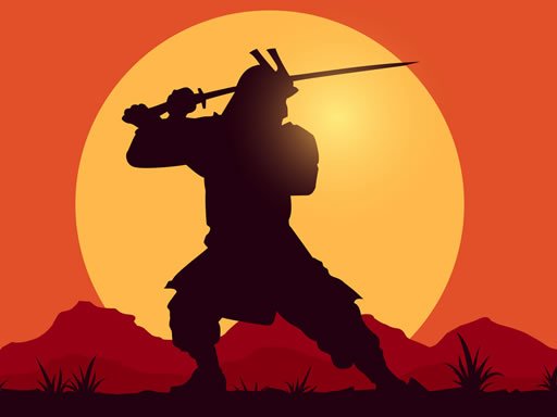 Samurai-Kampf versteckt