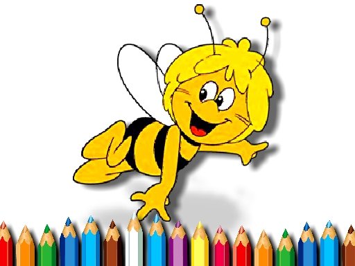 Maja die Biene Färbung