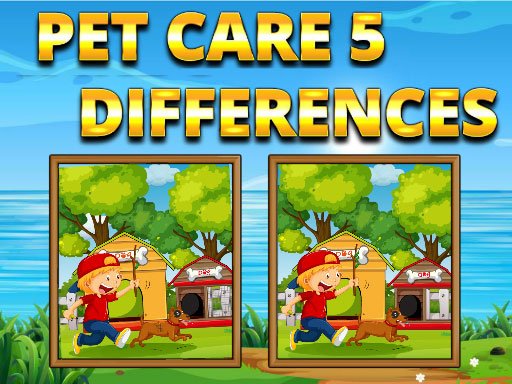 Play Pet Care 5 Differences Game